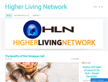 Tablet Screenshot of higherlivingnetwork.com